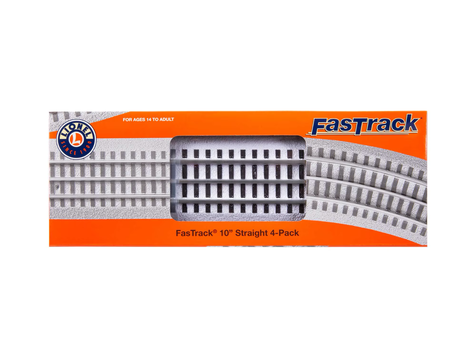 Lionel Fastrack White 10' Straight 4 Pack 6-85389