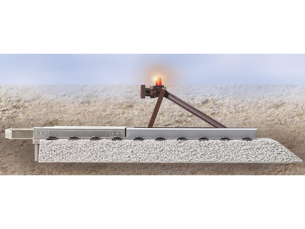 Lionel Fastrack Illuminated Bumpers 2 Pack 6-12035